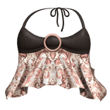 ☆ Neopolitan 2000's Flowy Halter Top