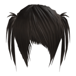 Nerdy Scene Emo Hair (Brown)