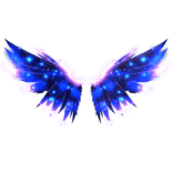 NEW! Glowing Galaxy Huge Wings