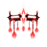 NEW! Glowing Red Black Halo