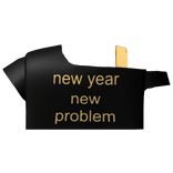 ♡ new problem in black n gold