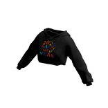 New Year Cropped Hoodie