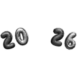 New Years 2026 Balloons