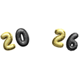 New Years 2026 Balloons