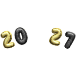 New Years 2027 Balloons
