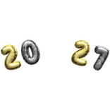 New Years 2027 Balloons