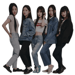 NewJeans NJZ OT5 Kpop Back Buddy Cutout