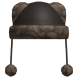 Niche Brown Beanie w Bear Ears