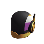 Non-Binary Pride DJ Helmet