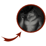 🐺Nonchalant Alpha Sigma Wolf Red Arrow Pointing🐺