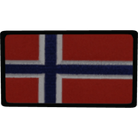 Norway Flag Patch, Full Colour