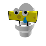 1/1 Sponge Kubrick in Toilet - fail