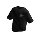 NOX - Y2K BLACK ZIPPED BEAR SHIRT 