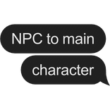 NPC to main character text