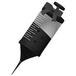 ꒰ ♡ ꒱ cute nurse needle in black