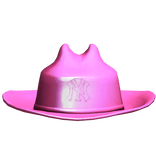 NY Neon Pink Cowboy Trendy Y2K Hat