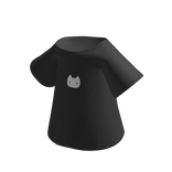NYA Cat Off Shoulder Shirt Black Chibi