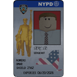 NYPD Identification Card