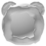 ♡˚. ୧ Cute Kawaii Fluffy Winter Bear Hood in White