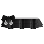 ♡˚. ୧ Cute Kawaii Fluffy Winter Skirt in Black