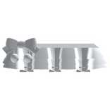 ♡˚. ୧ Cute Kawaii Fluffy Winter Skirt in Blue