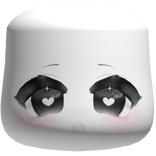 :O Cute Lover Shocked Chibi Face Mask