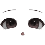 :o kawaii cute surpised chibi floating face