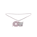 o kitty initial necklace 3.0