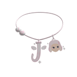 ˚ 𝜗𝜚 ｡˚ cutesi J initial necklace 🌸 ♡