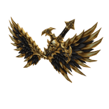 Obsidian Requiem Wings Black Gold