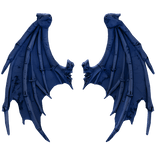 Ocean Blue Cursed Gargoyle Demon Dragon Wings