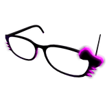 oculos neon roxo