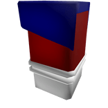 Oddly Specific Red arm with Blue Shoulderpad 