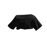Off Shoulder Crop Tee Black