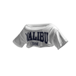 Off Shoulder Crop Tee Malibu (White)
