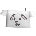 ୨୧: off shoulder matching panda sugar bunny top