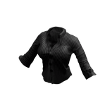 ʚ♡ɞ Office Siren Black Striped Button Up Top