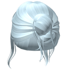 Office Siren Pinned Bun (Light Blue)