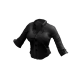 ʚ♡ɞ Office Siren Plain Black Button Up Top