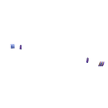 summer ombre flower nails in ( Purple & blue ) 