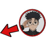 Okarun Ken Takakura Pointing Meme Circle Dandadan