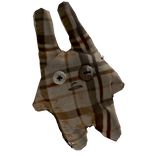 🐰 old plaid bunny plushie friend (1.0  Waist)