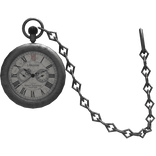 Old Timey London Waist Pocket Watch Silver