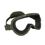 Olive Combat Goggles Clear