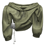 Olive Draped Hoodie & Phone 1.0