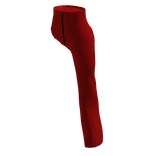 One-leg Red Latex Pants