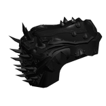 Onyx Spiky Pauldron Right