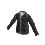 Open Button Up & Layered Tee (Charcoal)