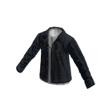 Open Button Up & Layered Tee (Navy)