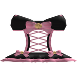 ♡ | halloween kitty cat black pink dress set